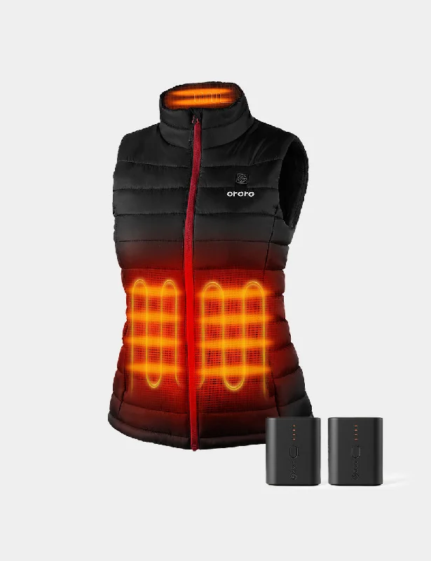 Bundle Deal - Women's Classic Heated Vest (Black) & Extra Mini 5K Battery